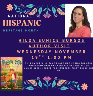 Hilda Eunice Burgos Author Visit